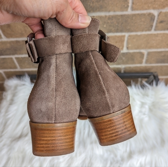 Aquatalia Suede Leather Ankle Boots - Picture 8 of 15